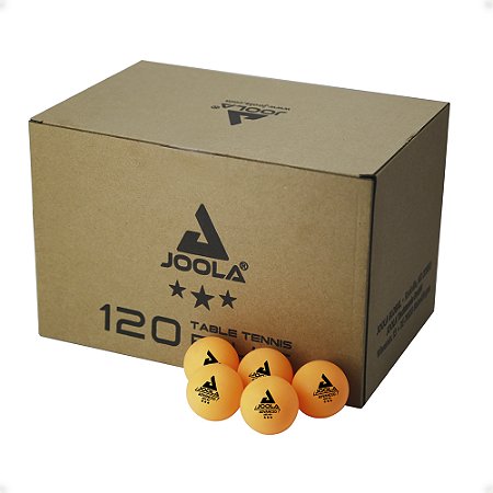 Bolas de tênis de mesa Joola Advanced ABS 40+ Laranja c/ 120 unid.