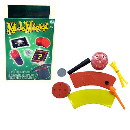 Kit de Mágica Infantil com 15 Truques Verde Ark Toys