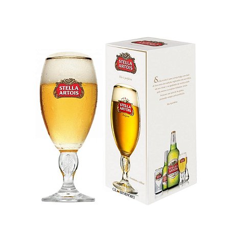 Taça de Vidro para Cerveja Cálice Stella Artois 310ml