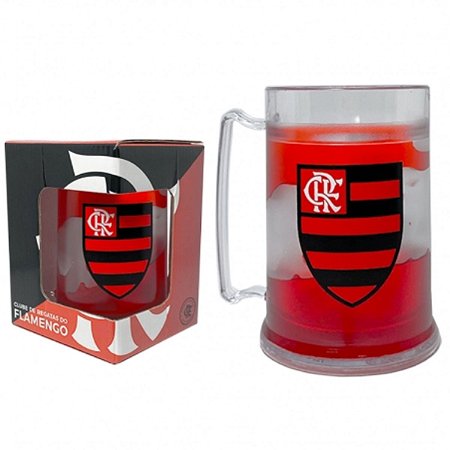 Caneca de Gel com Isolante Térmico Flamengo 300ML