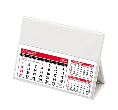Calendário de mesa PVC
