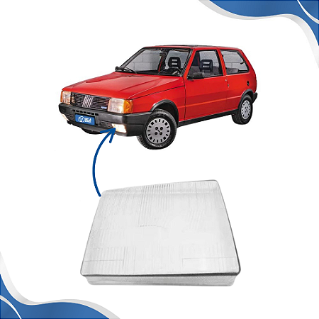 Lente Farol Uno Comum (1985 1986 1987 1988 1989 1990) - Original IFCAR