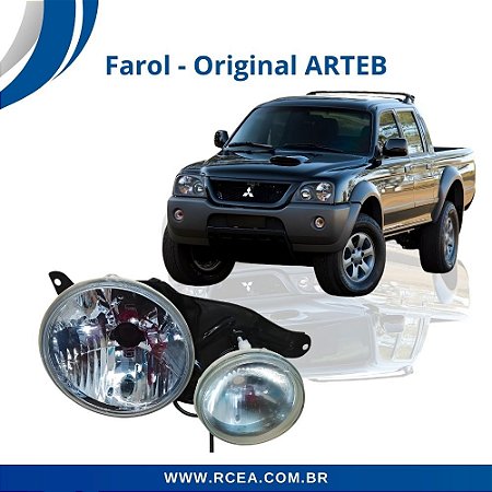 Farol Mitsubishi L200 (2003 2004 2005 2006 2007 2008 2009 2010 2011 2012) - ARTEB