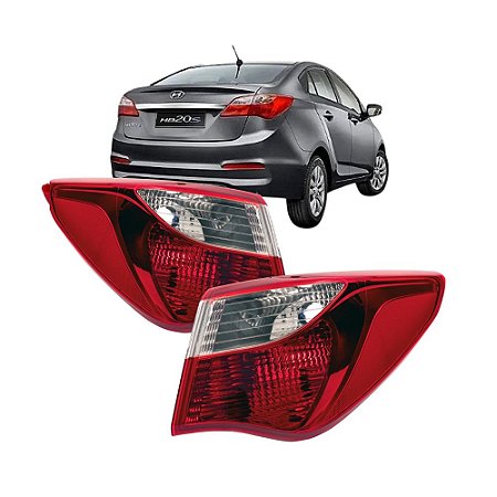 Lanterna Traseira HB20 Sedan Lateral 2014/2016 Original ARTEB