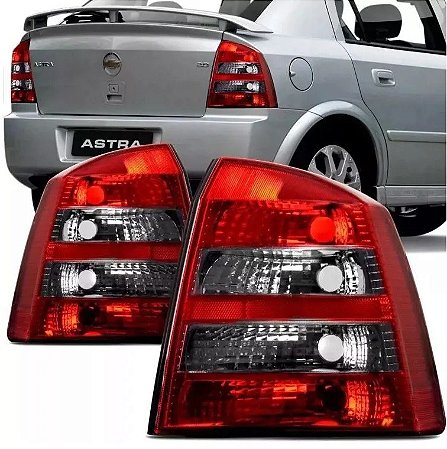 Adesivos Fumê Escuro p/ Lanternas Tras GM ASTRA HATCH 2003 EM