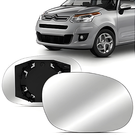 Lente Retrovisor Picasso com Base (2000/2008) - Original FICOSA
