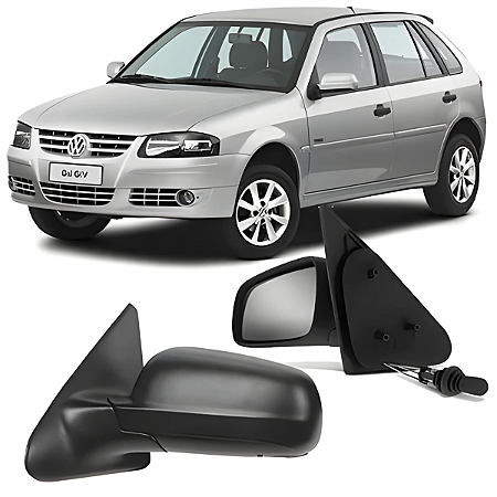 Retrovisor Externo Gol GIV Manual Texturizado 4P 2012/2014 FICOSA
