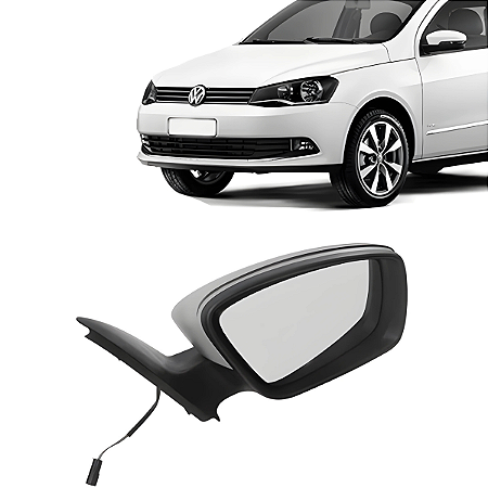 Retrovisor Externo Gol GVI Elétrico para Pintura 2013/2016 FICOSA