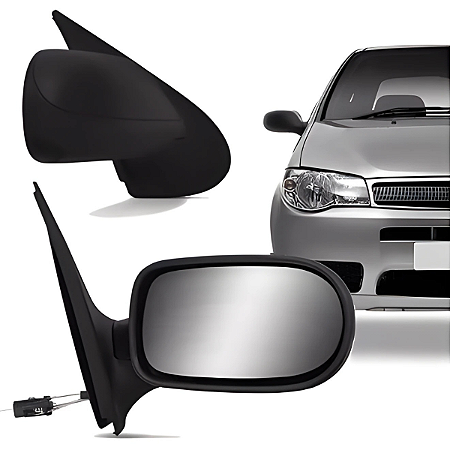 Retrovisor Externo Palio Economy Manual Pé Redondo 2P (2011/2013) - Original FICOSA