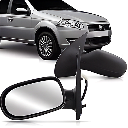 Retrovisor Externo Palio Fire Manual com Sensor 4P (2011/2013) - Original FICOSA