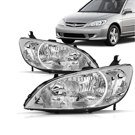 Farol Civic Cromado (2004/2006) - DEPO