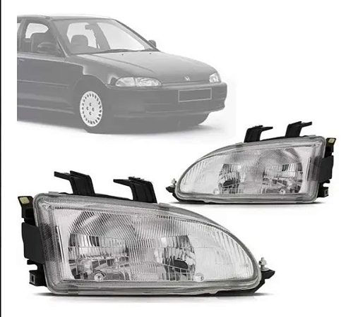 Farol Civic Cromado (1992 1993 1994 1995) - DEPO