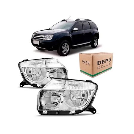 Farol Duster Cromado (2010/2015) - DEPO