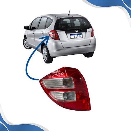 Lanterna Traseira New Fit (2009 2010 2011 2012 2013 2014) - ORIGINAL