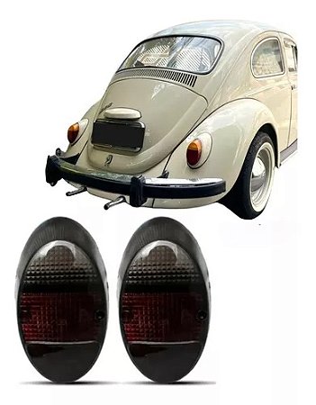 Lente Lanterna Traseira Fusquinha Fumê (Até 1975) - AMG