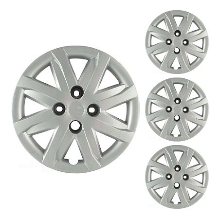 Jogo de Calota Gol/Voyage/Saveiro GV Aro 14 2012/2013 GRID 048CA