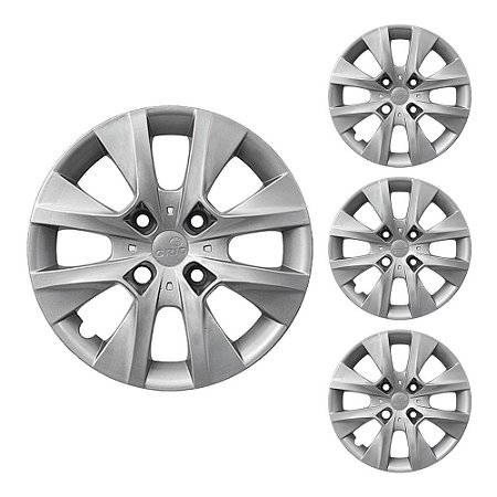Jogo de Calota Peugeot 206/207/208 Aro 14 2015/2016 GRID 410CB