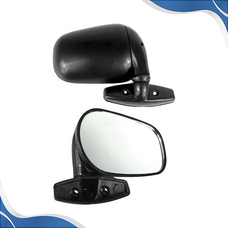 Retrovisor Fixo Reversível Universal Preto - BLAWER
