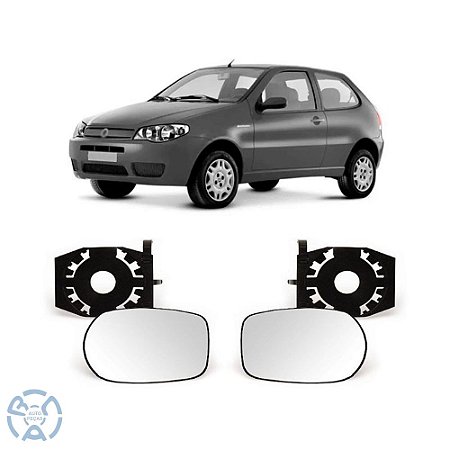Lente Retrovisor Palio com Base e Vidro (2001/2010) - BLAWER