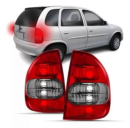 Lanterna Traseira Corsa Hatch 4 Portas Fumê 2000/2002 INOVOX