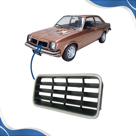 Grade Chevette Prata (1978 1979 1980 1981 1982) - KJ