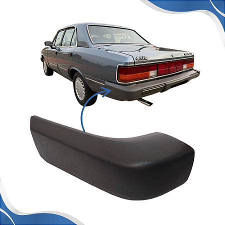 Ponteira Traseira Opala Preta (1985 1986 1987 1988 1989 1990) - KJ