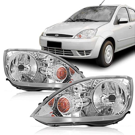 Farol Fiesta Cromado (2003/2006) - AUTOMOTIVE