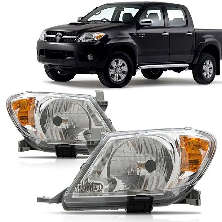 Farol Hilux Cromado (2005/2008) - AUTOMOTIVE