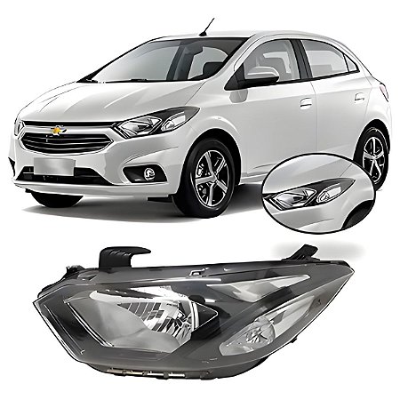 Farol Ônix Cromado com Led (2017/2020) - AUTOMOTIVE