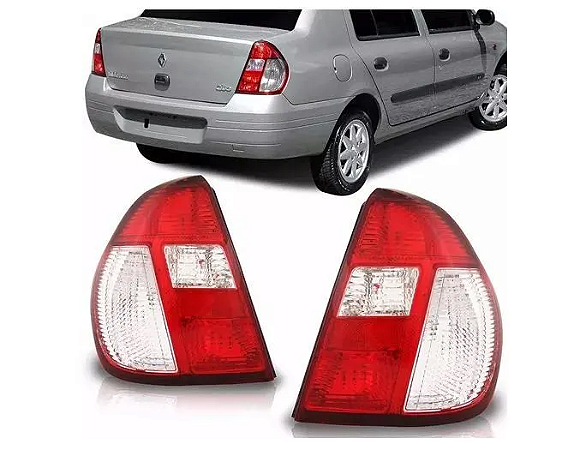 Lanterna Traseira Clio Sedan Bicolor (2003/2007) - DEPO