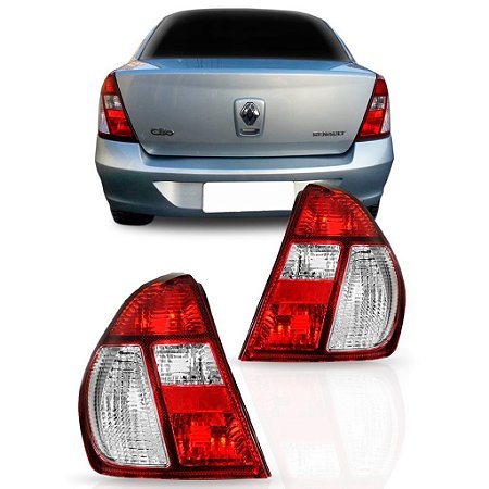 Lanterna Traseira Clio Sedan Bicolor (2003/2007) - Original VALEO