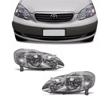 Farol Corolla Cromado (2005/2008) - TYC