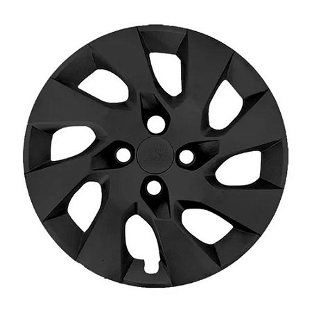 Calota Onix/Prisma Preto Fosco Aro 15 2014/2016 GRID 195CPPOFU