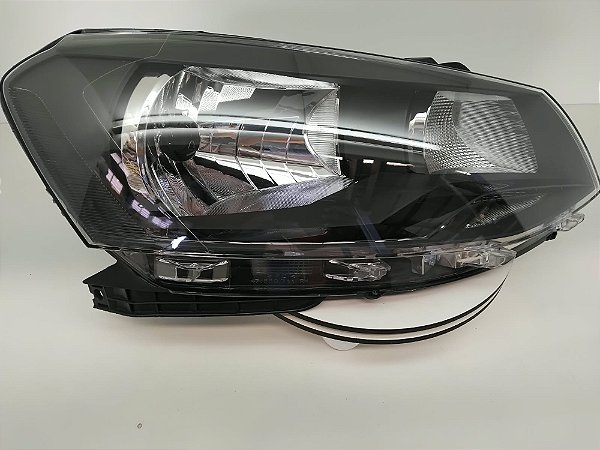Farol Simples Mascara Cinza Gol/Saveiro G6 (2013 2014 2015 2016) - MG