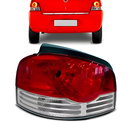 Lanterna Traseira Palio Com Grade Bicolor (2011/2015) - MG