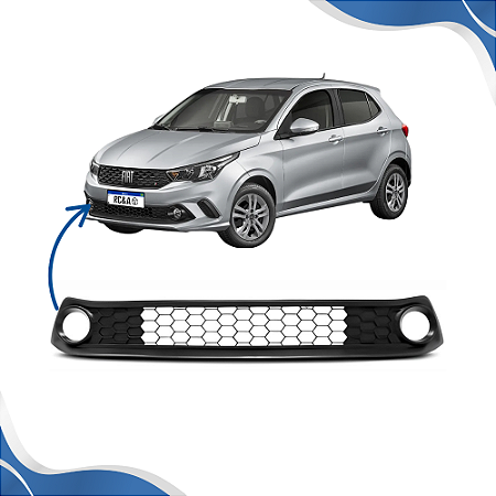 Grade Para-choque Argo com Furo (2017 2018 2019 2020 2021 2022) - IMPORTADA