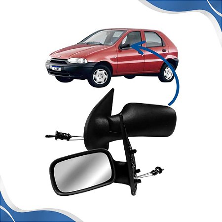 Retrovisor Externo Palio 4 Portas Manual (1996 1997 1998 1999 2000) - COFRAN