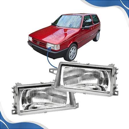 Farol Fiat Uno Biodo (1991 1992 1993 1994 1995 1996 1997 1998 1999 2000 2001 2002 2003)