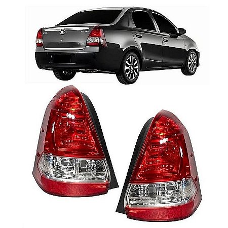 Lanterna Traseira Etios Sedan Bicolor 2013 2014 2015 - AUTOMOTIVE