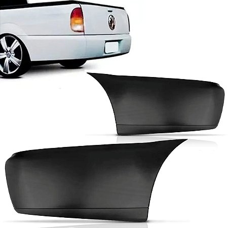 Ponteira Traseira Preto Liso Saveiro 1998 1999 2000 - Original Volkswagen