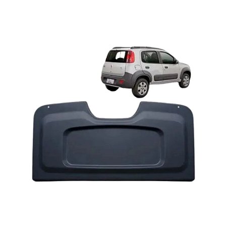 Tampão do Bagagito cinza Sem Carpete Uno Vivace cinza 2011 2012 2013 2014 - Plastiron