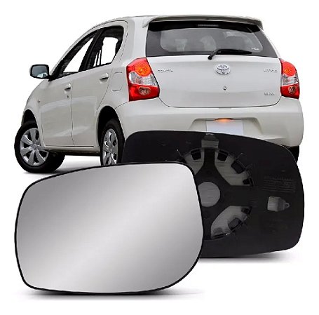 Lente Retrovisor C/base Etios 2012 2013 - METAGAL