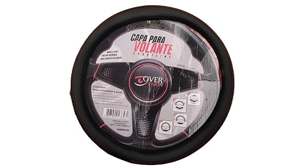 Capa Para Volantes OverVision - SPORTLINE STIT VERMELHO