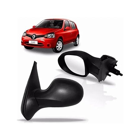 Retrovisor Texturizado Manual 4P Clio 2012 2013 2014 2015 2016 Symbol 2009 2010 2011 2012 - MIRROR