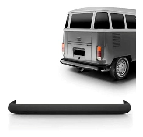 Lamina Traseira Preta Parachoque Kombi 1991 1992 1993 1994 1995 1996 1997 Com ou Sem Catalis - BELFEX