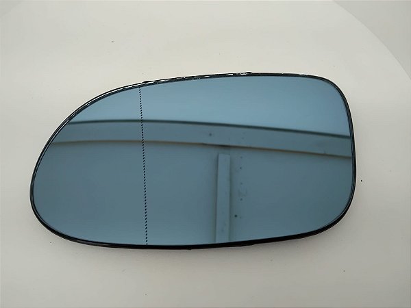 Lente Retrovisor Azul Com Base Mercedez Classe 1999 2000 2001 2002 - METAGAL