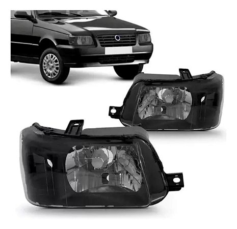 Farol Mascara Negra Uno/Fiorino 2004 2005 2006 2007 2008 2009 2010 - MG
