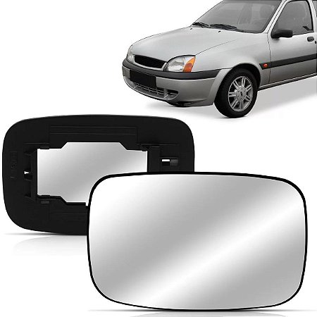 Lente Retrovisor Escort/Fiesta Com Base 1997/1998 METAGAL