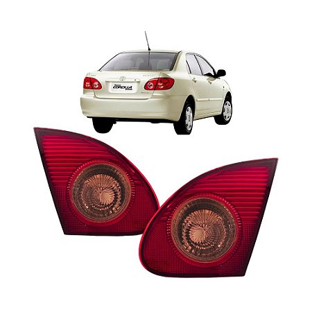 Lanterna Traseira Corolla Porta-Mala Ré Cristal 2003/2008 ARTEB