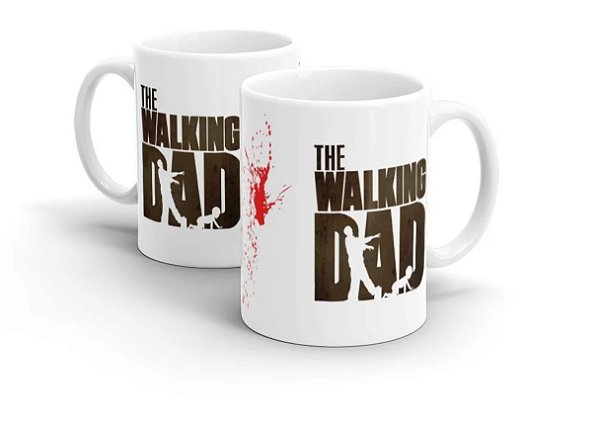 Caneca Personalizada Cerâmica The Walking Dad